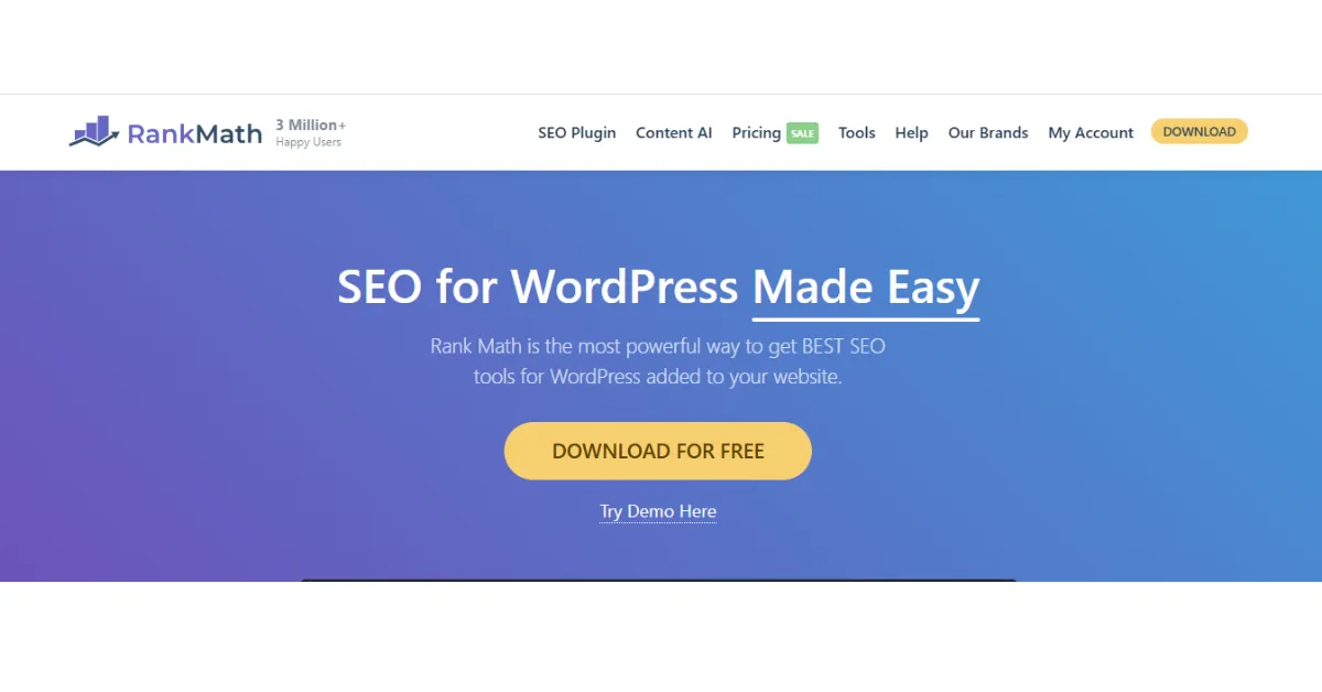Rank Math SEO Plugin