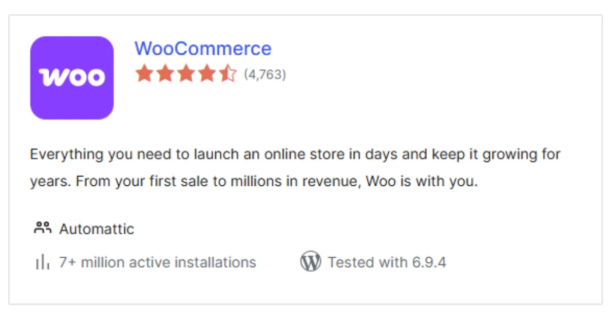 WooCommerce Plugin