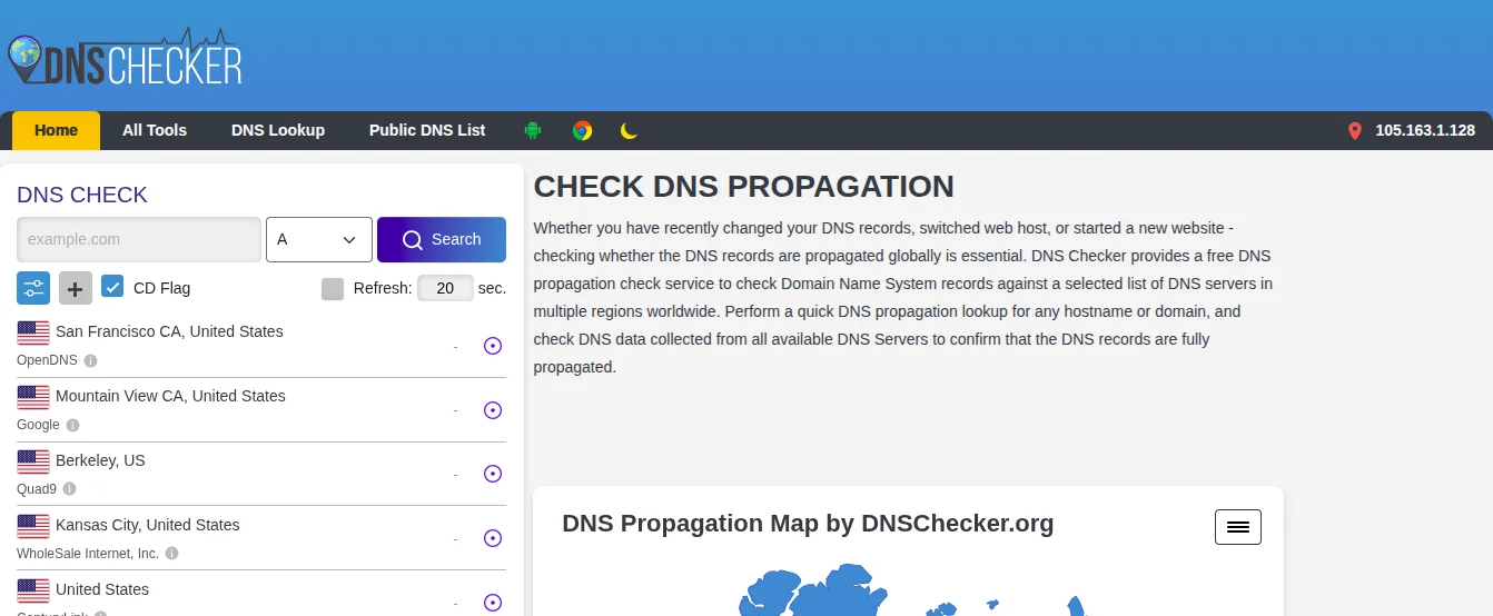 DNS Checker 