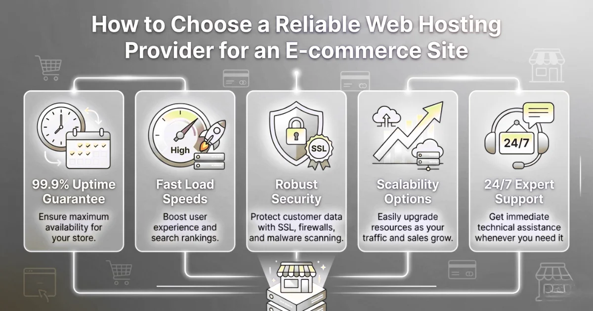 How to Choose a Reliable Web Hosting Provider for an E-commerce Site
