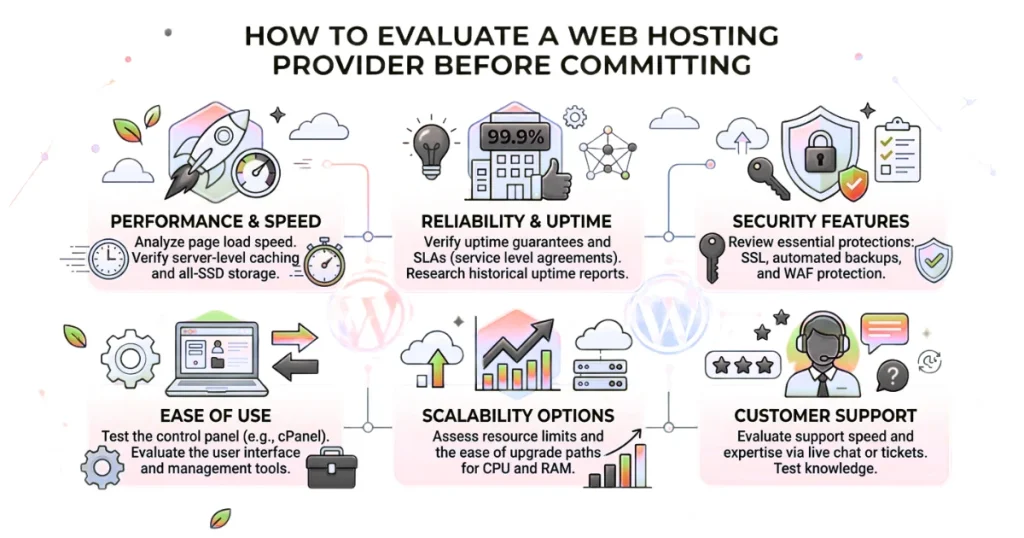 How to Evaluate a Web Hosting Provider Before Committing