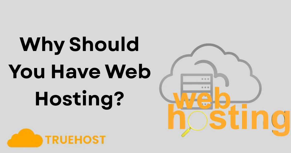 Why Should You Have Web Hosting