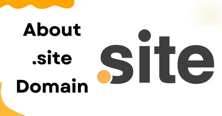 About .site Domain