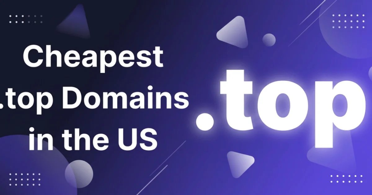 Cheapest .top Domains in the US 