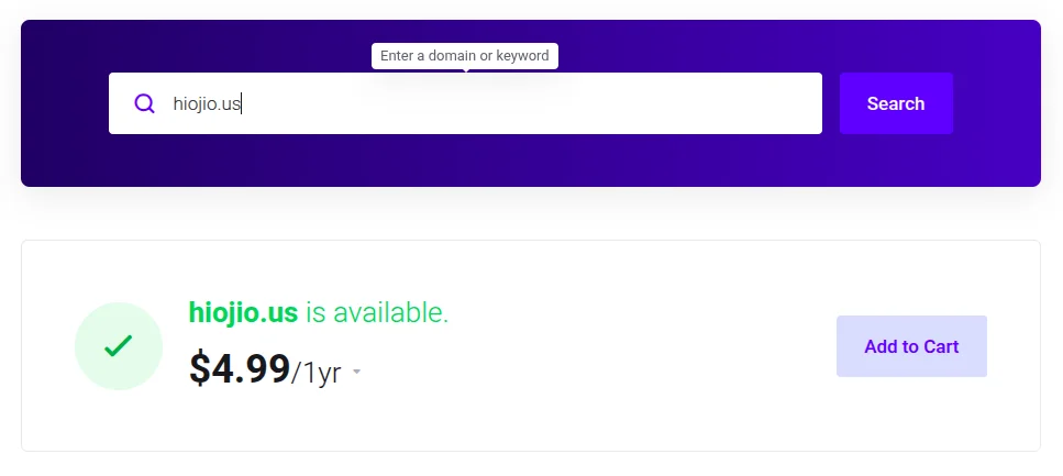 Domain registration