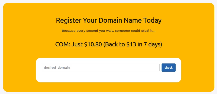 Truehost domain registration