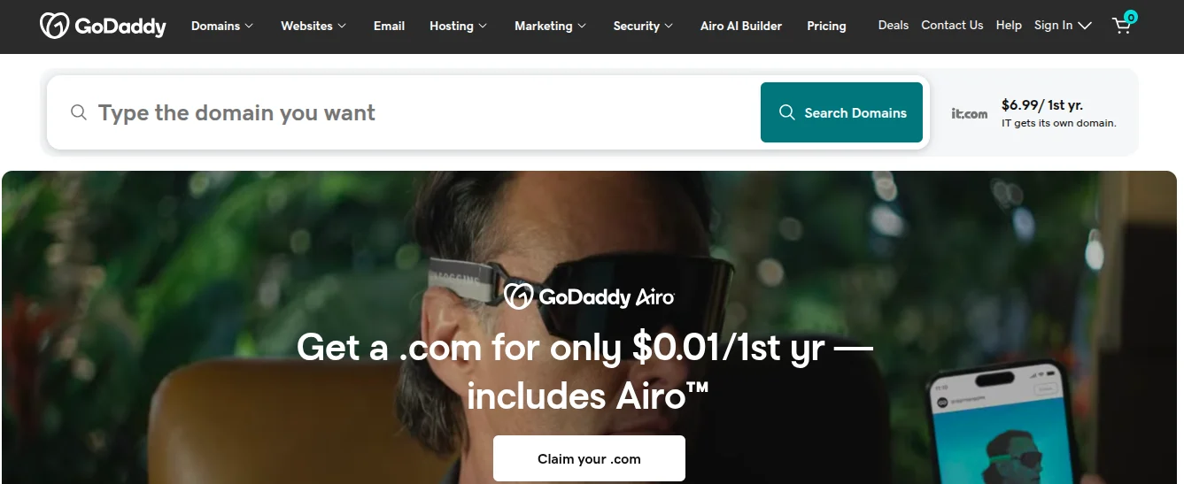 godaddy domains