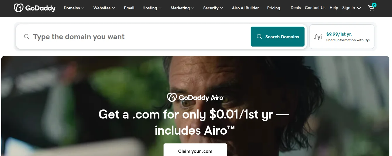godaddy domains