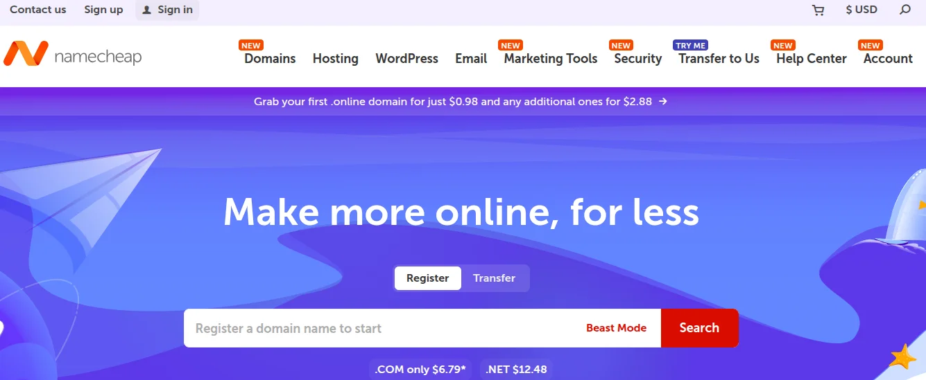 namecheap domains