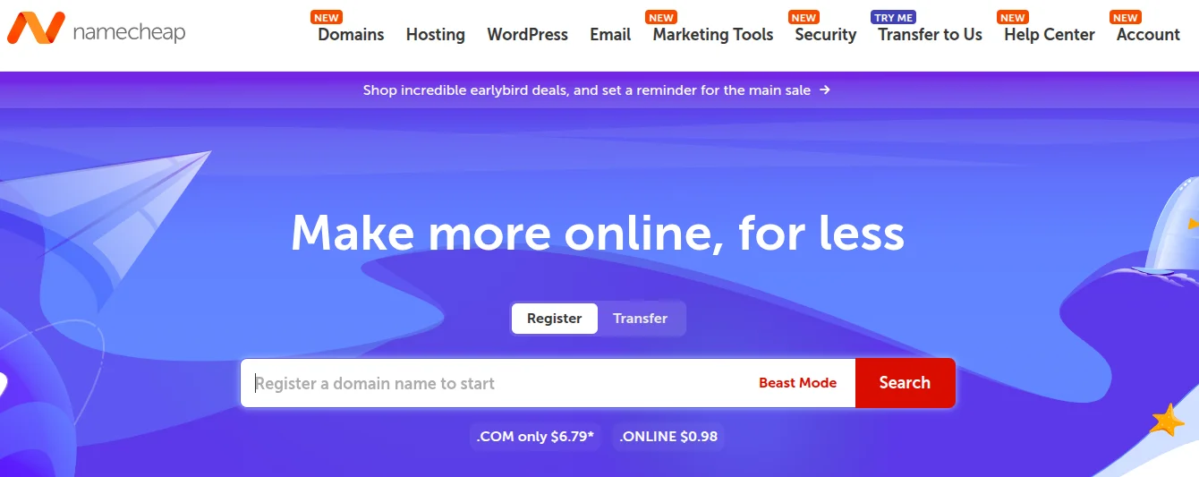 namecheap domains
