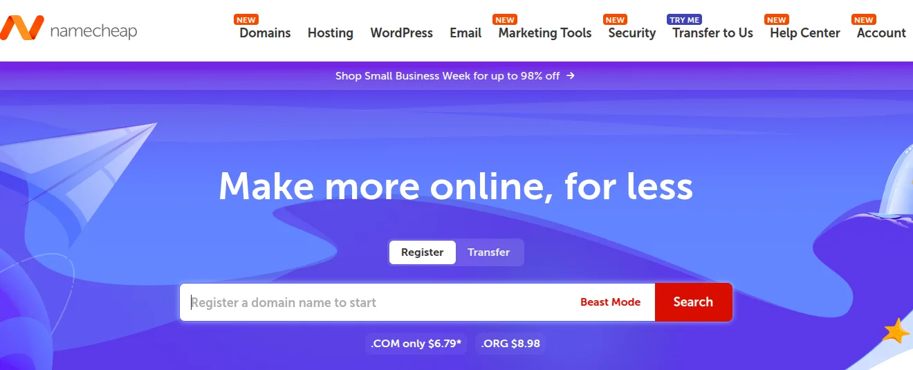namecheap domains