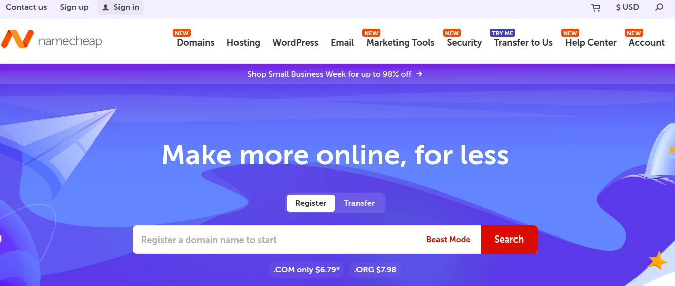 namecheap domains