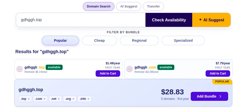 .top domain registration 
