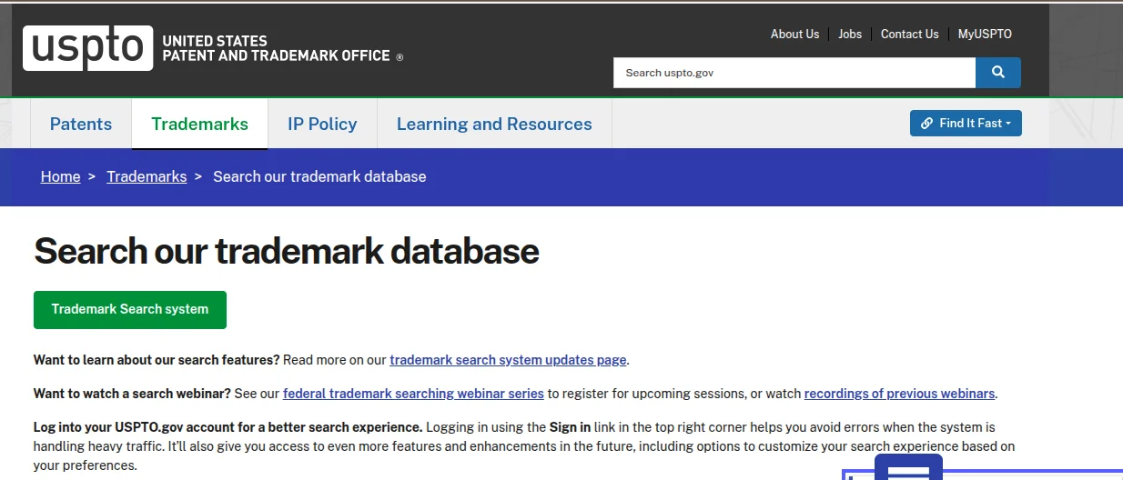 trademark database 