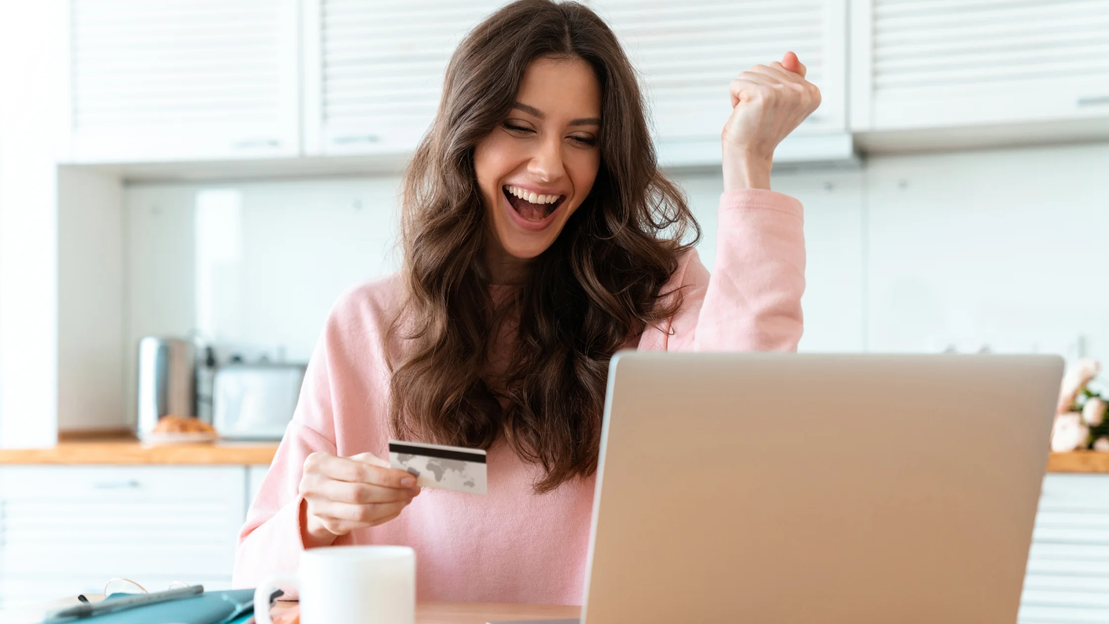 woman happy after securing the cheapest web hosting deal at truehost for just $1 per month