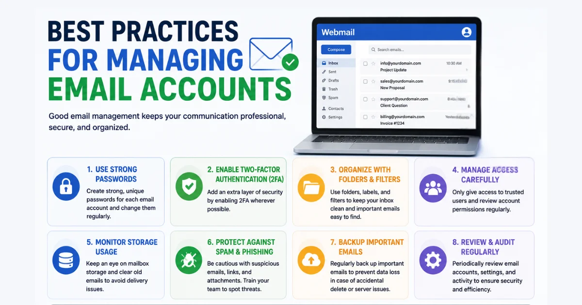 Best Practices for Managing Email Accounts