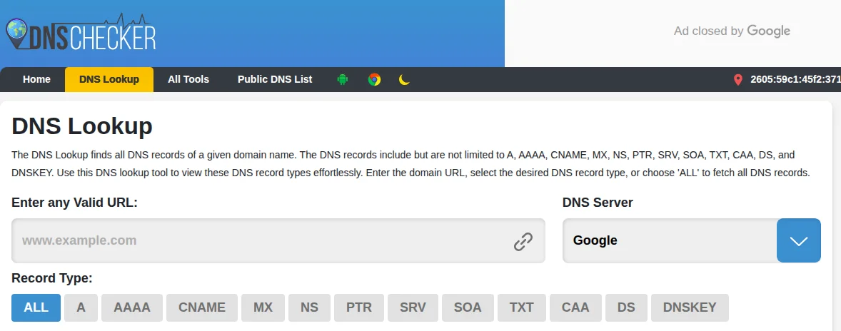 DNS Checker
