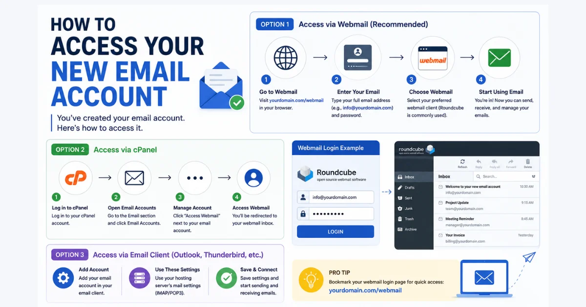 How to Access Your New Email Account