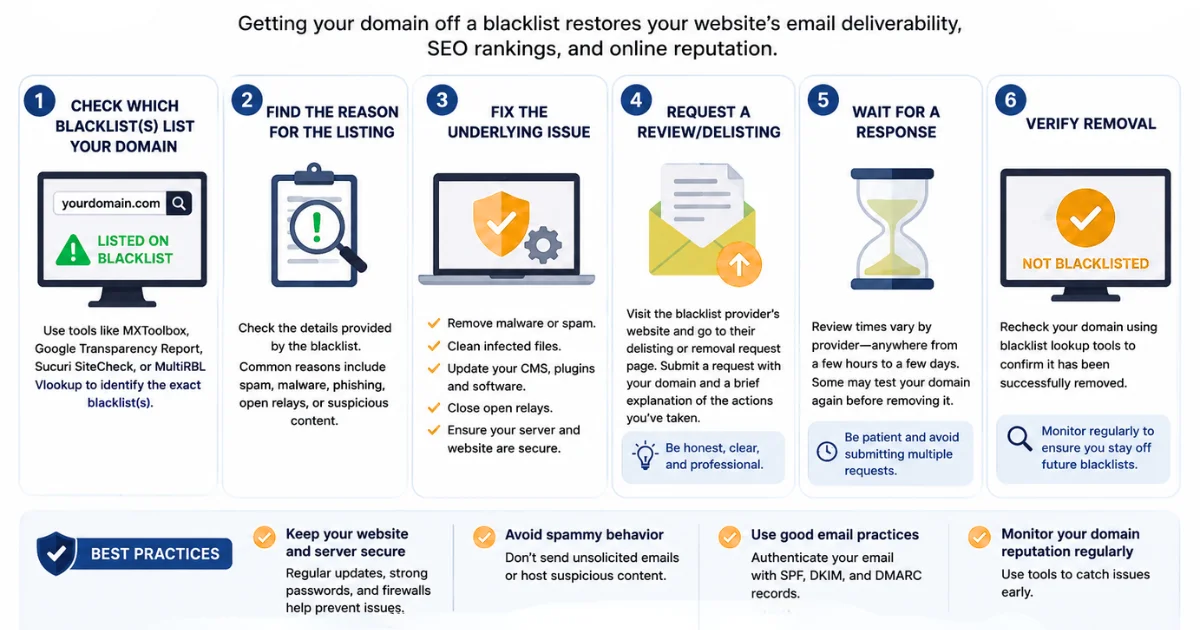How to Remove Your Domain from a Blacklist