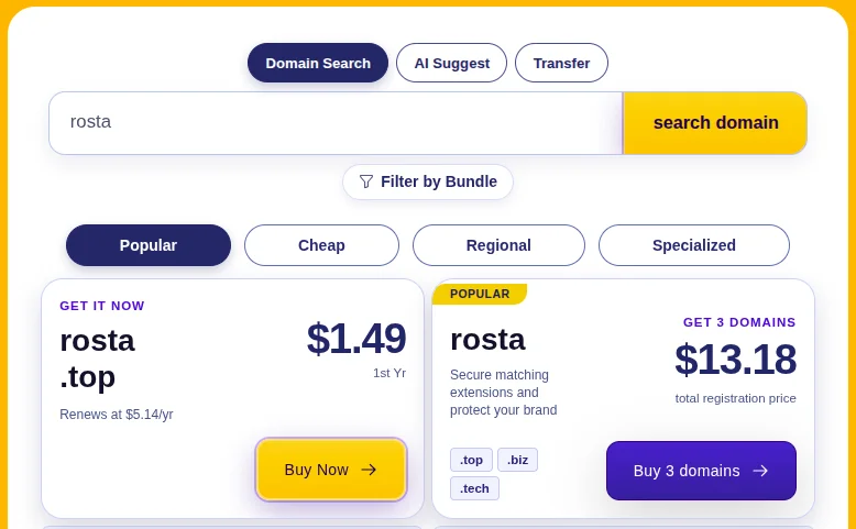 Truehost domain registration
