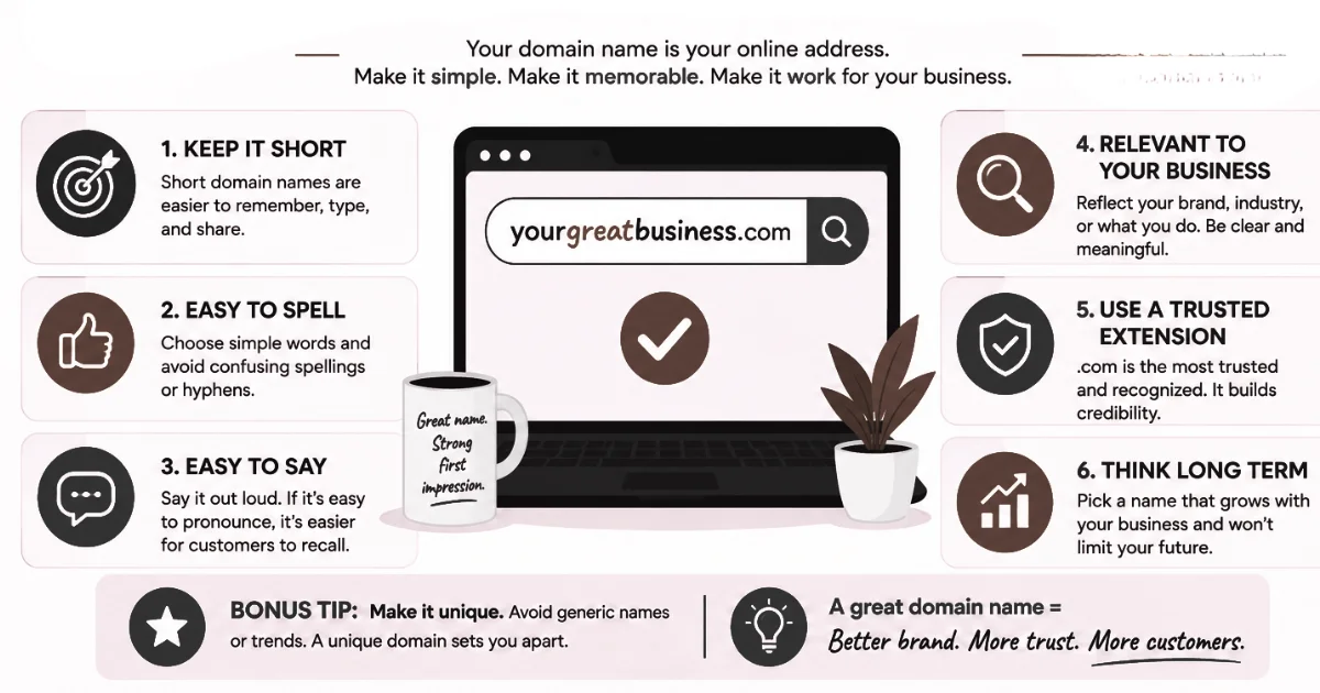 What Makes a Great Small Business Domain Name