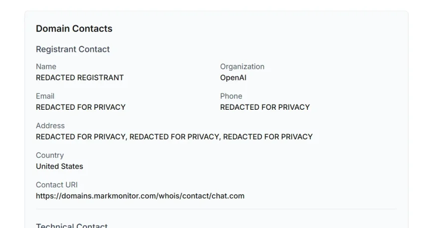 who owns chat.com