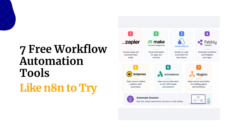 7 Free Workflow Automation Tools Like n8n to Try