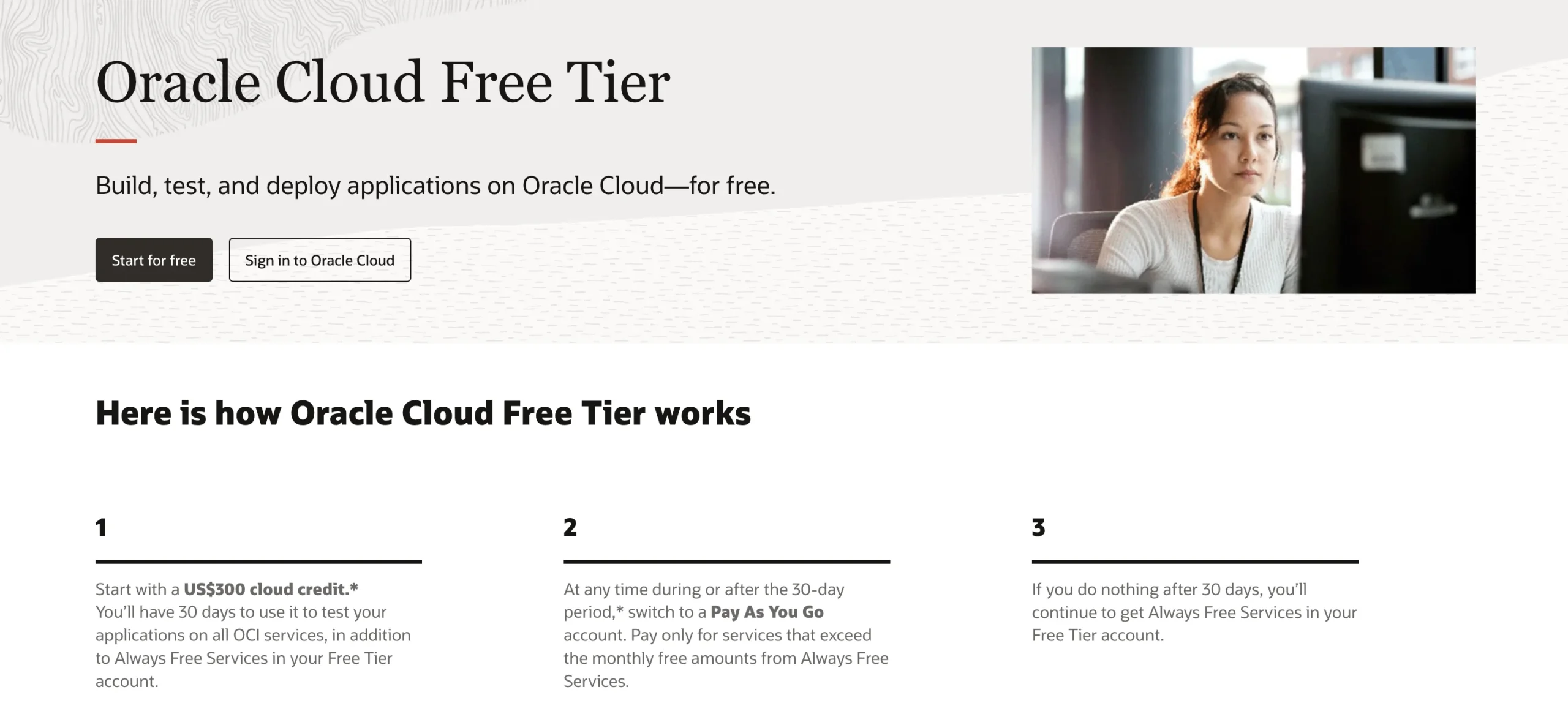 Oracle Cloud Free Tier
