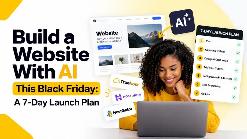Build a Website With AI This Black Friday: A 7-Day Launch Plan