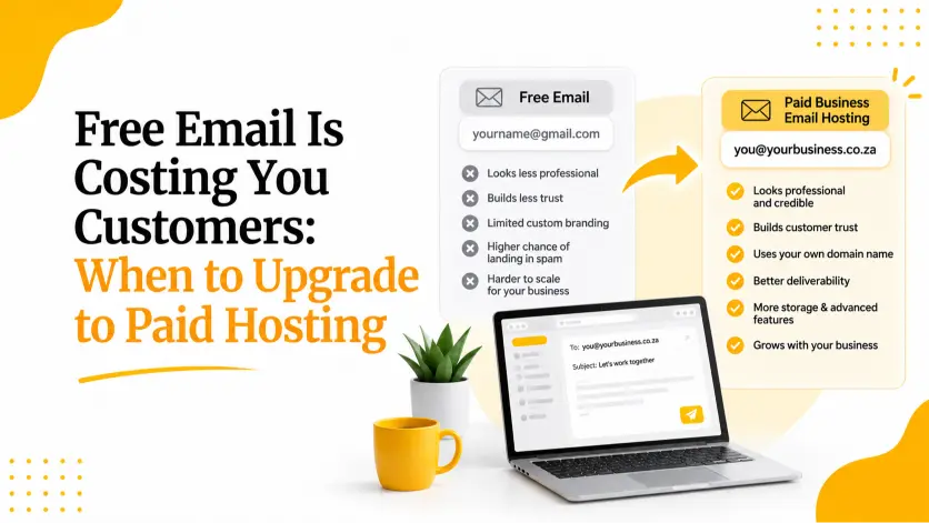 Free Email Is Costing You Customers: When to Upgrade to Paid Hosting