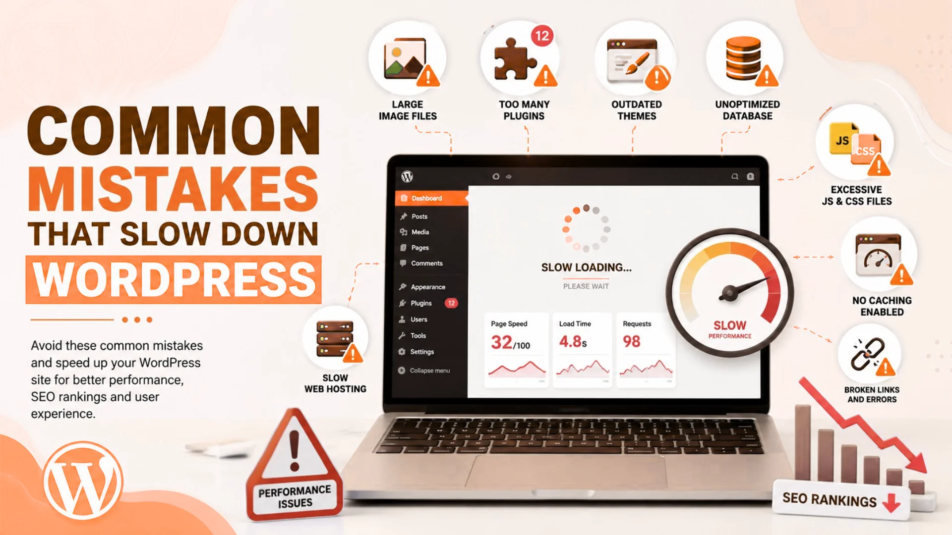 Common Mistakes That Slow Down WordPress