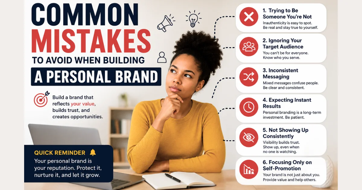 Common Mistakes to Avoid When Building a Personal Brand