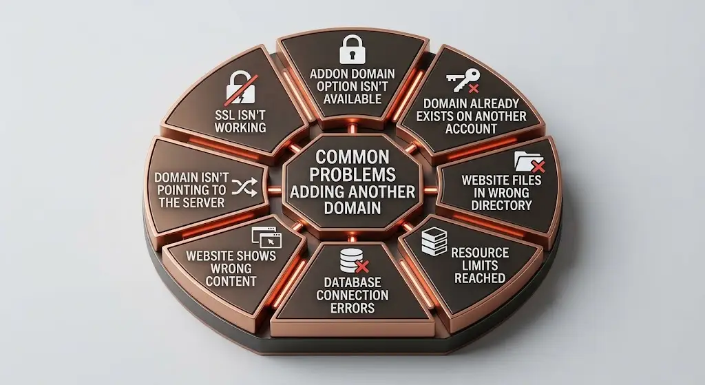 Common Problems When Adding Another Domain to a hosting Account