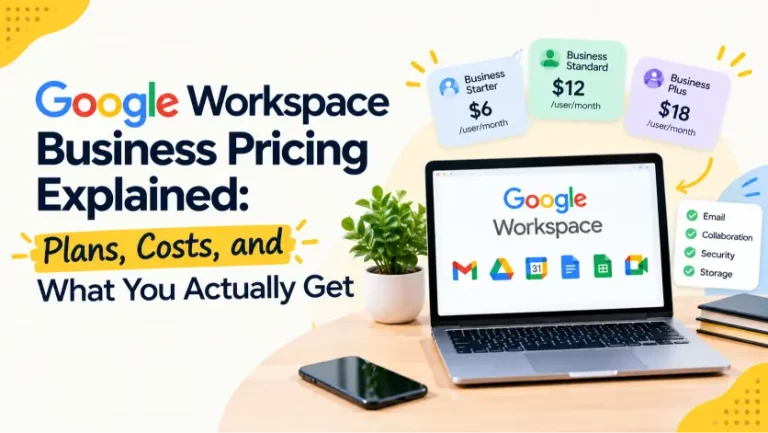 Google Workspace Business Pricing Explained: Plans, Costs, and What You Actually Get