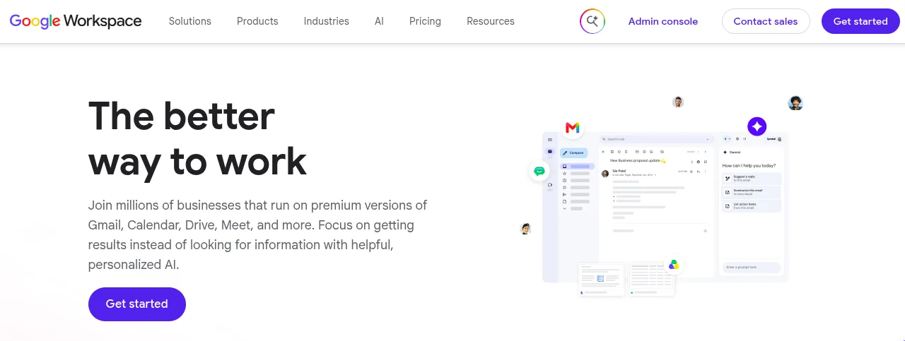 Google workspace email hosting