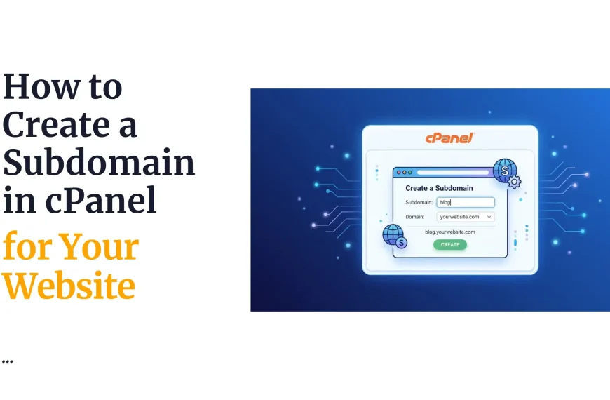 How to Create a Subdomain in cPanel for Your Website