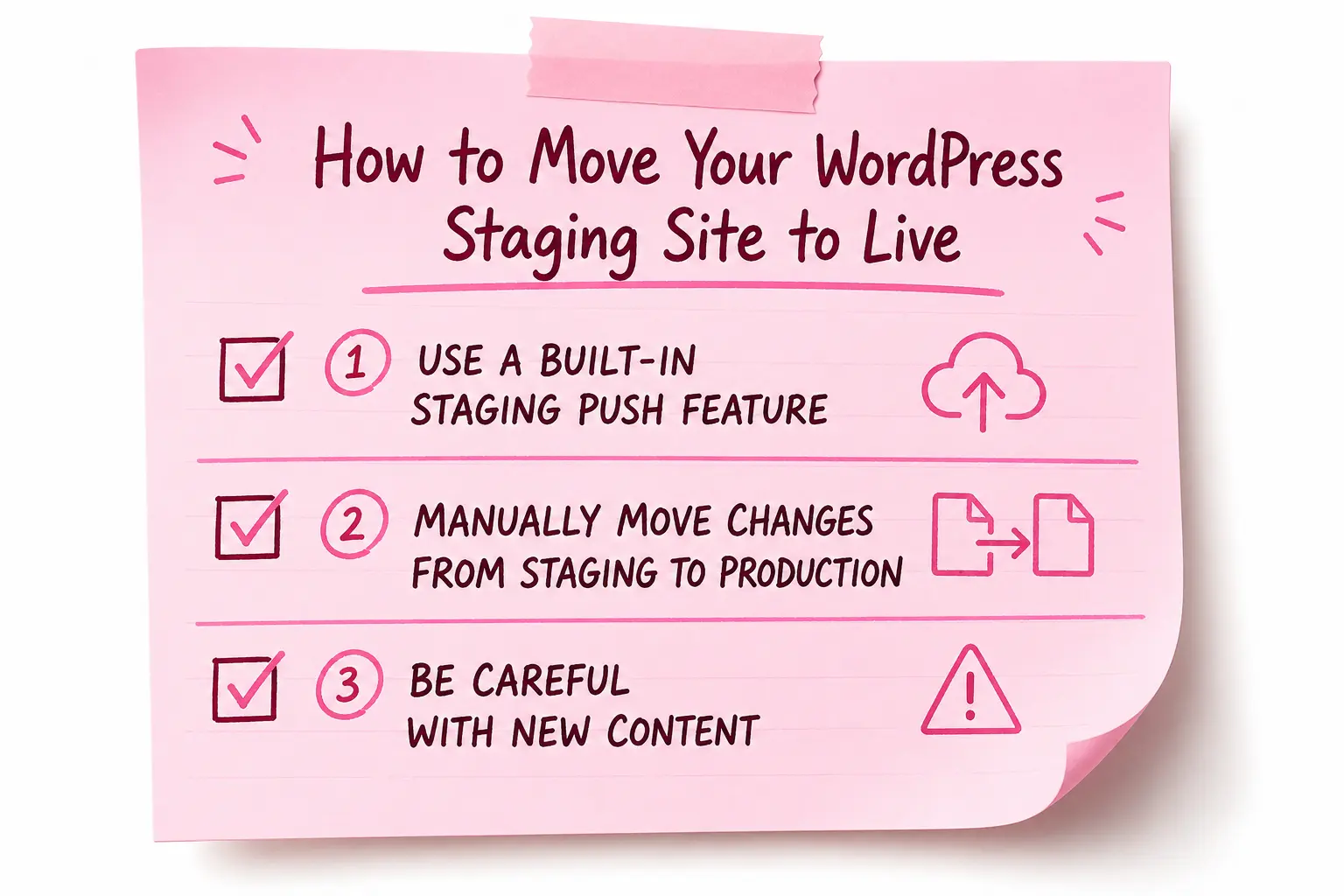 How to Move Your WordPress Staging Site to Live
