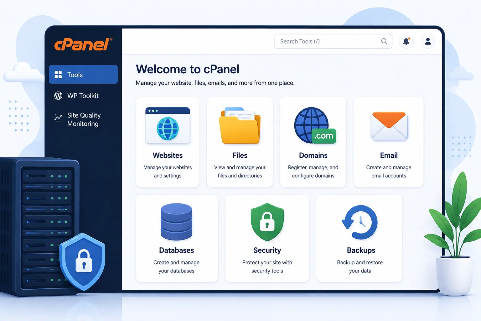 Main cPanel Features
