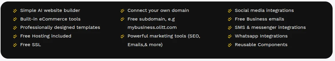 Truehost eCommerce features
