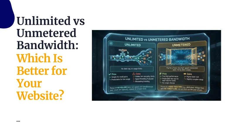 Unlimited vs Unmetered Bandwidth: Which Is Better for Your Website?