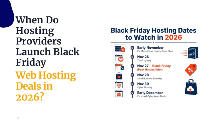 When Do Hosting Providers Launch Black Friday Web Hosting Deals in 2026?