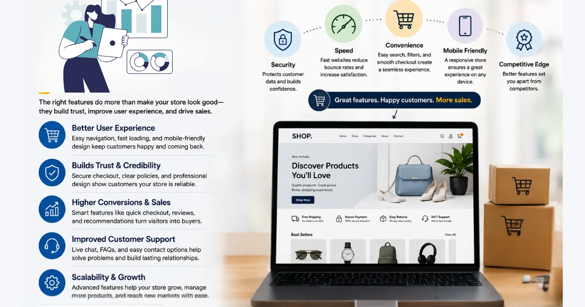 Why Are Ecommerce Website Features Important?