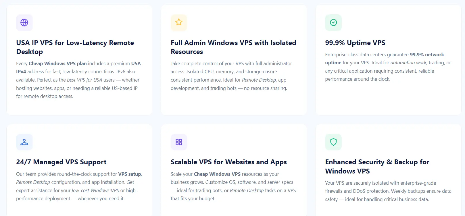 Why Choose VPS Windows Server VPS
Enterprise-grade VPS infrastructure at low cost — built for reliability, performance, and scale.