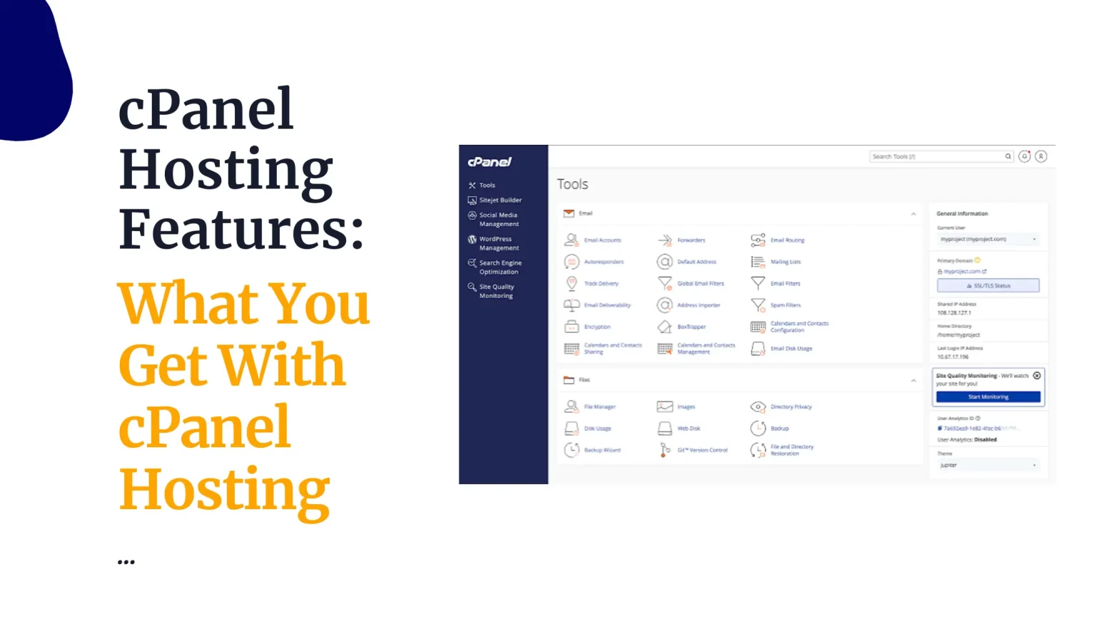 cPanel Hosting Features: What You Get With cPanel Hosting
