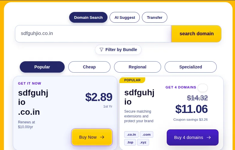 .co.in domain registration