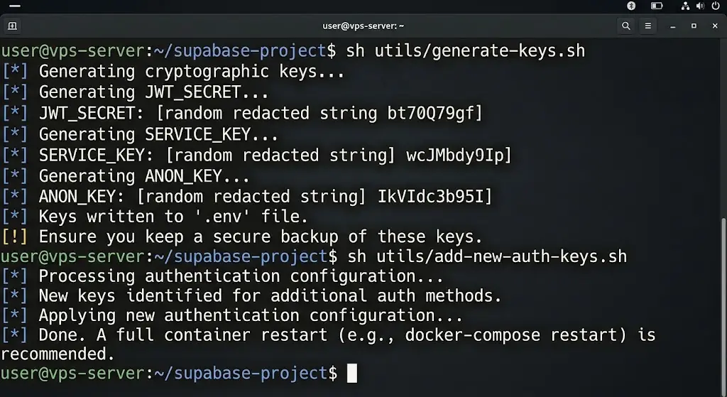sh utils/add-new-auth-keys.sh
sh utils/generate-keys.sh