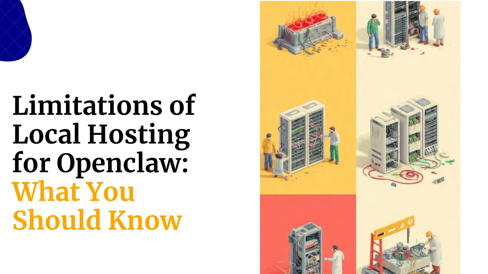 limitations of local hosting for openclaw
