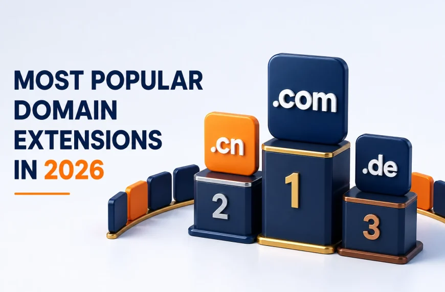 The Most Popular Domain Extensions in 2026 (TLDs) — most popular domain extensions 2026 featured