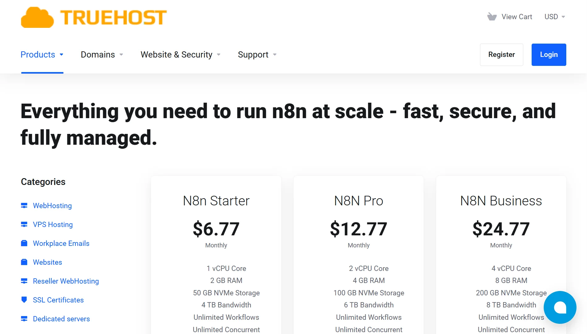 n8n vps requirements - pricing