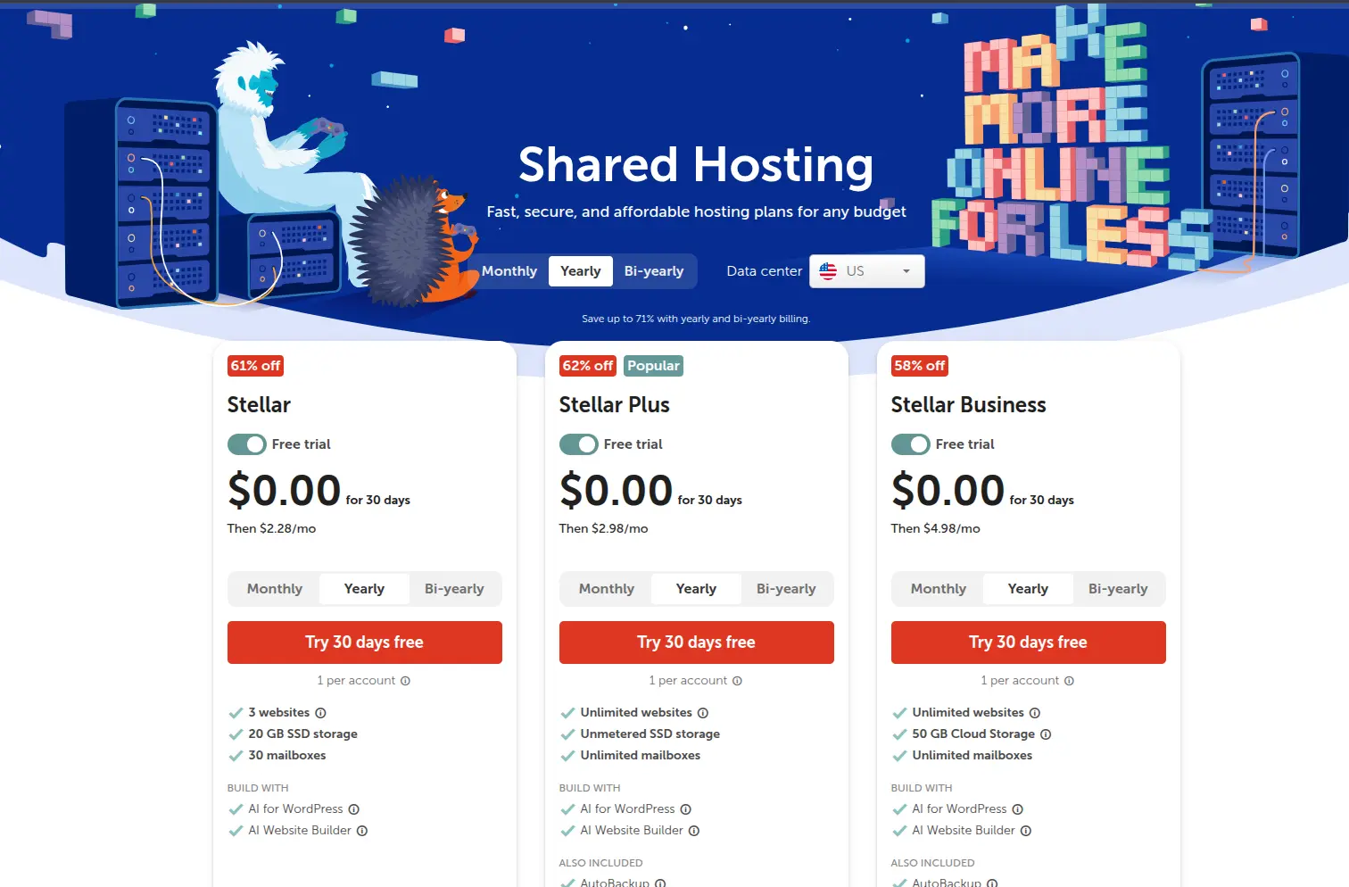 namecheap shared hosting plans